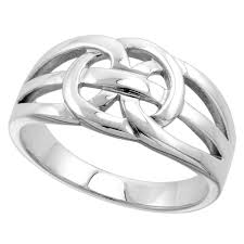 Sterling Silver Celtic Love Knot Ring For Women 5 16 Inch Sizes 9 14 Continue To The Product At The Image Link In 2020 Love Knot Ring Celtic Love Knot Knot Ring