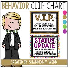 behavior clip chart new wording