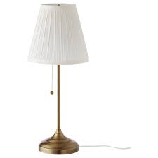 This listing is for a new ikea sunnan rechargeable solar led desk lamp, in blue. Arstid Brass White Table Lamp Ikea