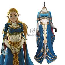Customize The Legend of Zelda Breath of the Wild Princess Zelda Cosplay costume