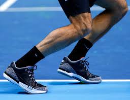 In the legendary white/cement air jordan 3 colorway, the nike court zoom vapor aj3 also features. Roger Federer Remembers The Og Air Jordan 3 Michael Jordan And More Sneakernews Com