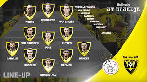 Ajax (896) look far too strong for vvv venlo (74) in recent form terms. Vvv Venlo Opstelling Vvv Venlo Tegen Ajax De Volgende Facebook