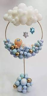 67 Awesome Balloon Decor Ideas For Your Celebration Page 14 Of 67 Veguci Baby Shower Centerpieces Baby Shower Decorations Baby Shower Themes