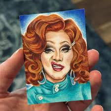 Water off a duck's back" Jinkx Monsoon hand-drawn sketch card. @thejinkx  #JinkxMonsoon #RuPaulsDragRace #AllStars #DragRace #DragQueen #FanArt  #HiJinkx #Jinkx #Jinkxy #InstaArt