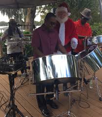 Steel Drum Band Naples Fl Rythmtrail Steel Drum Band Playing At A Holiday Christmas Party Hire Our Steel Drum Players For We Drum Band Steel Drum Drum Player