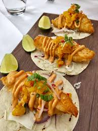 Baja fish taco panko breaded fried cod, fresh pico de gallo, cabbage, our signature sweet n' spicy madd sauce. Pin On Food And Drink