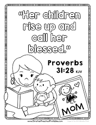 Free Mother S Day Bible Coloring Pages Kids Sunday School Lessons Sunday School Preschool Sunday School Coloring Pages