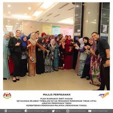 Beliau yang juga presiden potensi universiti malaysia perlis (unimap). Majlis Perpisahan Puan Jabatan Pendidikan Tinggi Jpt Facebook