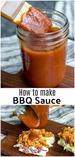 Important Because Commercial Brands Are Full Of High Fructose Corn Syrup This Homemade Bbq Sauce Recipe Barbecue Sauce Recipe For Pulled Pork Make Bbq Sauce