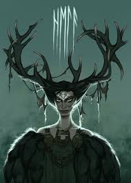 In norse mythology, hel (or hela) which translated from old norse means that which hides is the goddess of the dead, but she is not assigned to either the æsir or vanir gods, but the giants. Fuck Yeah Norse Mythology Shoomlah Cleaned Up My Antlered Hela
