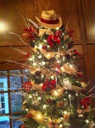 Perfect for anyone on a budget and trying to save money or those in search of unique decorations that don't look like everyone else's. Pin By Lorna Hordos On Holiday Decorating And Entertaining Western Christmas Tree Country Christmas Trees Western Christmas