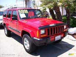 Image result for Flame Red 1999 Jeep
