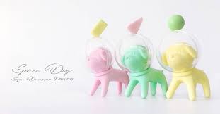 Han Ning S Adorable Space Dog Super Dimension Portraits From Beijing Toy Show Space Dog Designer Toys Toy Collection