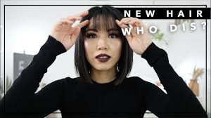 What are you waiting for, add some spice in your life with the cute and stylish short hair with bangs. New Hair Who Dis Bob Cut With Bangs How I Style My Short Hair Everyday Beautybitten Youtube