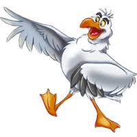 Bird From Little Mermaid Scuttle Quotes And Lines Cartoon Birds Little Mermaid Characters Funny Illustration