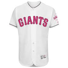 San Francisco Giants Majestic Mother S Day Flex Base Team Jersey White San Francisco Giants Star Fashion Buster Posey