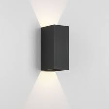 Astro Kinzo 210 Led Up Down Wall Light Textured Black Up Down Wall Light Wall Lights Black Wall Lights