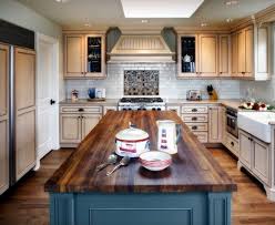 Inspired Butcher Block Countertop Vogue Other Metro Beach Style Kitchen Remodeling I Trendy Farmhouse Kitchen Farmhouse Kitchen Remodel Farmhouse Style Kitchen
