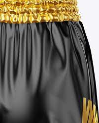 Download Boxing Shorts Mockup Back View In Apparel Mockups On Yellow Images Object Mockups