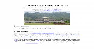 Sri menanti palace and istana besar seri menanti. Folio Sejarah Seri Menanti