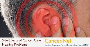 Any previous problems with the ears; Hearing Problems Cancer Net