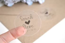 Clear Personalised Stickers Wedding Favours Transparent Sticker Save The D Wedding Favours Stickers Wedding Invitations Labels Personalized Wedding Stickers