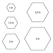 Starting with one inch hexies will be easier. Step 1 Make Your 2 In Hexagon Template Hexagon Quilt Pattern Hexagon Quilt English Paper Piecing Quilts