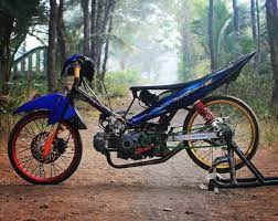 Modifikasi jupiter z warna biru simple. Modifikasi Jupiter Z 2008 Warna Biru Demico Co