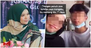 Lebih mengejutkan, remaja perempuan di dalam video merupakan salah seorang anak perempuan kepada penyanyi terkenal nora ariffin iaitu putri nor. Saya Mengaku Itu Dia Tular Video Panas Anak Nora Bagi Kenyataan