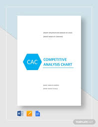 Competitive Analysis Chart Template Word Google Docs