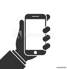 Check spelling or type a new query. Hand Holding Mobile Phone Icon Vector Illustration Stock Vector Adobe Stock