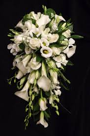 Calla Lisianthus Freesia Singapore Orchid Shower Bouquet Www Weddingflowersbylaura Co Flower Bouquet Wedding Brides Flowers Bouquet Wedding Bouquets Bride