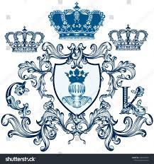 Heraldic Elegant Shield With Crown Or Crest In Classic Vintage Style Shield Crown Heraldic Elegant Photography For Sale Vintage Fashion Royalty Free Photos