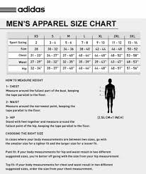 Adidas Size Chart Rom Rom Apparel