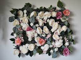 Check out our flower wall pictures selection for the very best in unique or custom, handmade pieces from our there are 60003 flower wall pictures for sale on etsy, and they cost $19.32 on average. Diy Faux Flower Wall Feature Lust Living