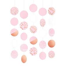 Get it as soon as tue, jul 20. Metallic Rose Gold Pink String Decorations 5ct Party City