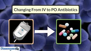 a resource to help with changing from iv to po antibiotics