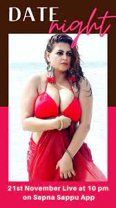 Sapna Sappu Official on X: t.cozUe496K4hZ 21st November I'm  coming live on my official App in Red Saree 🔥💋❤️ ( fans demand ) 💃🌶️😘  So download fast from Google Play Store 🙏 #