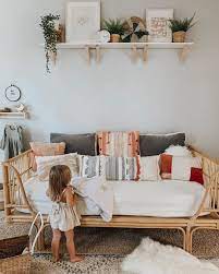 Toddler Girl S Room Boho Minimal Girls Bedroom Makeover Vintage Kids Room Boho Toddler Room