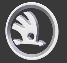 Under the slogan 'the new power of škoda', škoda presented the key. 3d Skoda Auto Logo Cgtrader