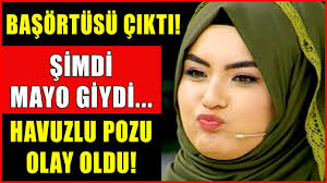 Hanife Gurdal Basi Acik Havuzda Poz Verdi Olay Oldu Takipcilerini Cildirtti Youtube