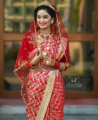 Nepali Wedding Tradition Nepal Marriage Bride Makeup Simple Saree Dress Indian Wedding Wear Bridal Outfits Wedding Sarees Online