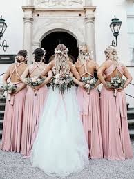 Pretty Mismatched Pink Satin Long Bridesmaid Dresses Vpwg307 Blush Pink Bridesmaid Dresses Pink Bridesmaid Dresses Wedding Bridesmaid Dresses
