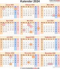 Check spelling or type a new query. Kalender 2024 Mit Excel Pdf Word Vorlagen Feiertagen Ferien Kw