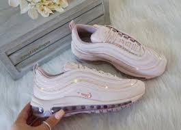 Custom Nike Air Max 97 Shoes Embellished In Rose Gold Etsy Nike Air Max 97 Air Max 97 Shoes