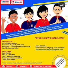 Maybe you would like to learn more about one of these? Lowongan Kerja Alfamart Store Crew Disabilitas Karir Bandar Lampung