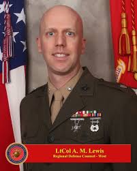 Lieutenant Colonel Andrew M. Lewis > Marine Corps Defense Services  Organization > Biography