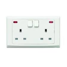 N a two terminal one way switch that contains fuse. Mk Electric 2 Gang 13a Switched Socket Outlet S2647 Singapore Eezee
