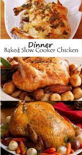 Dinner Baked Slow Cooker Chicken Resep