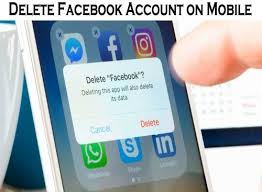 Delete Facebook Account On Mobile How To Delete Facebook Account On Android App How To Delete Facebook On Ios Tecteem In 2020 Delete Facebook Facebook App